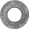 Ekena Millwork Daniela Ceiling Medallion (Canopies up to 3 7/8"), 8"OD x 3 7/8"ID x 1/2"P, Ultra Pure White Crackle CM08DNUWC - alternate 1